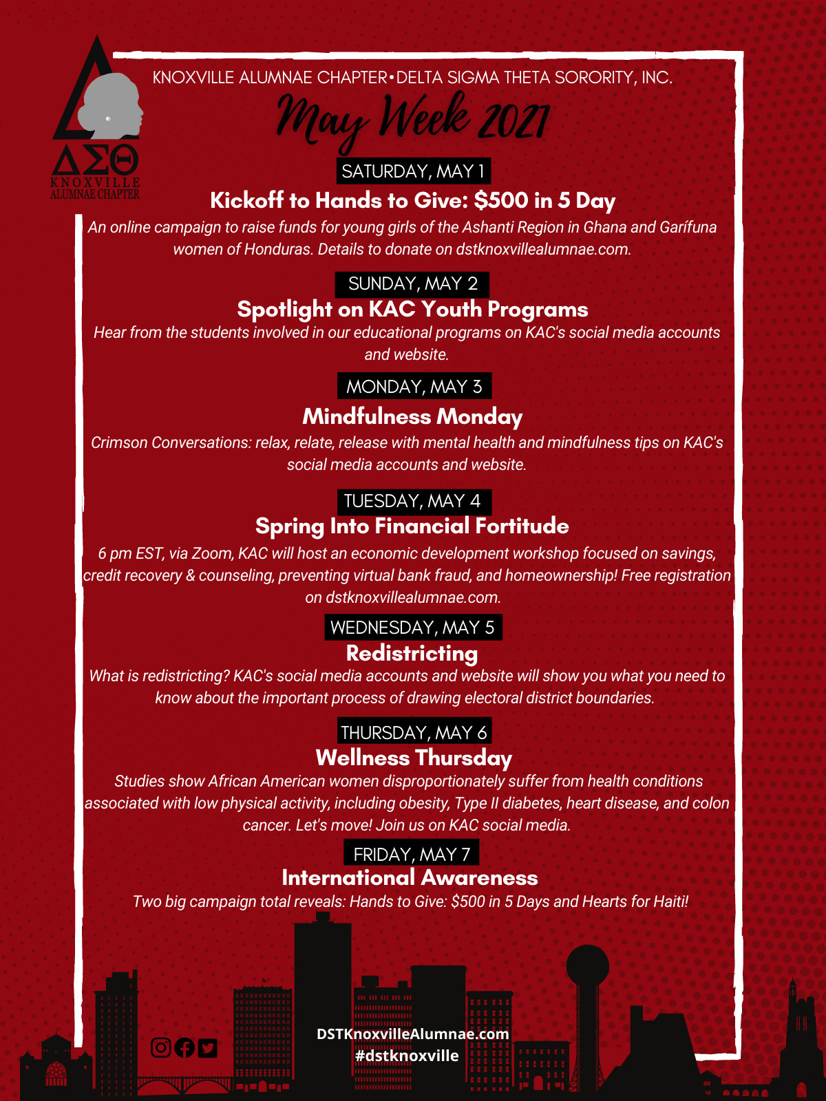 May Week 2021 – Knoxville Alumnae Chapter